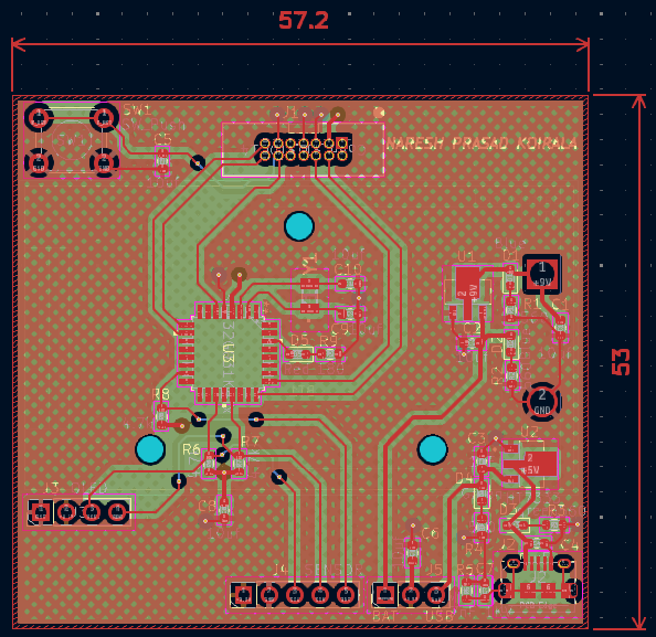 Final PCB Design for SpO2 Project