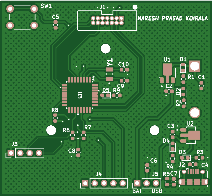 Final PCB Layout for SpO2 Project